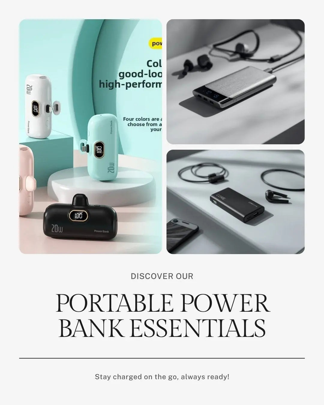 Core Charge — Portable power bank by LifeFix